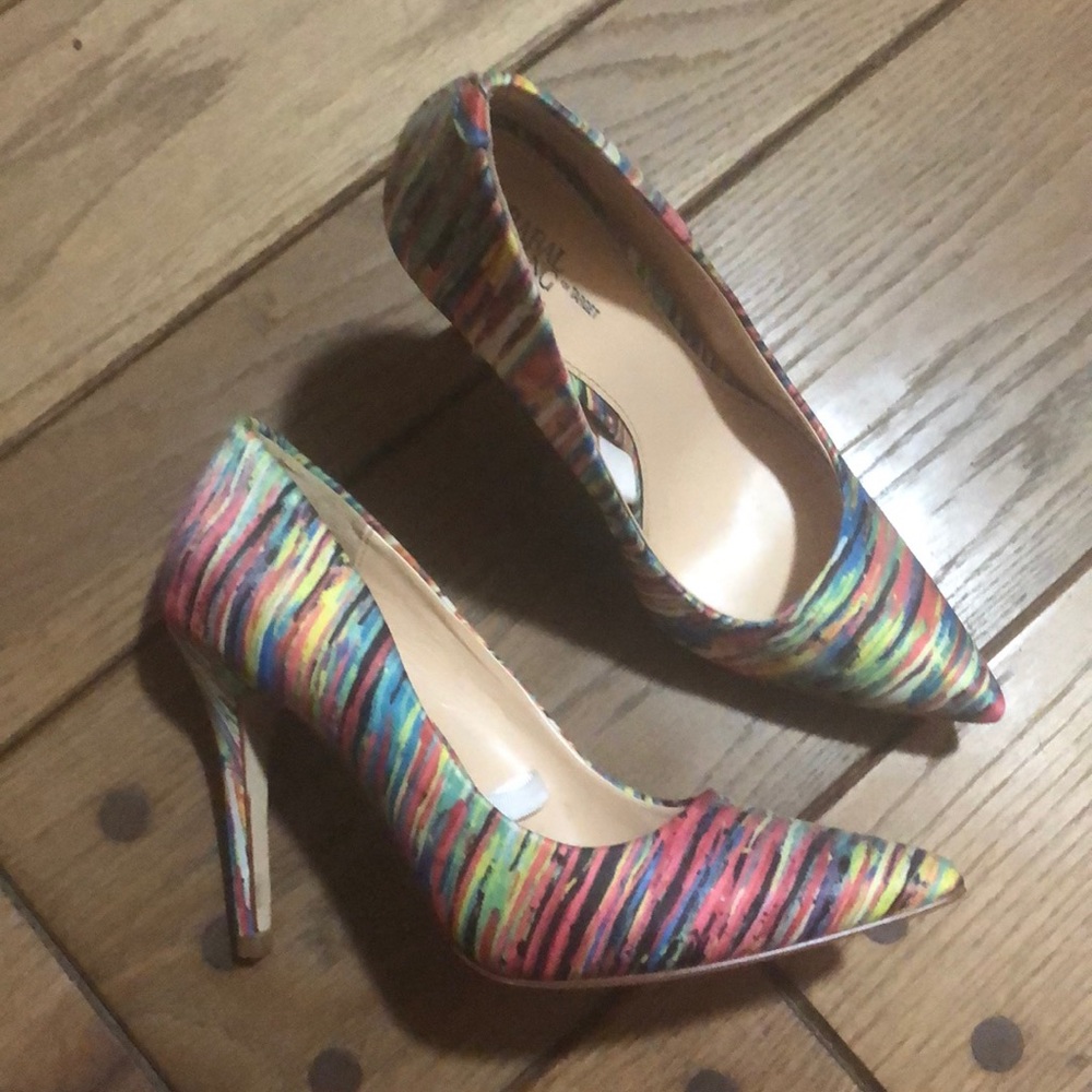 Multicolor Heels